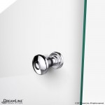 Aqua Fold 29 1/2 in. W x 72 in. H Frameless Bi-Fold Shower Door in Chrome
