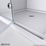 Aqua Fold 29 1/2 in. W x 72 in. H Frameless Bi-Fold Shower Door in Chrome
