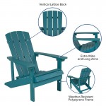 Charlestown All-Weather Adirondack Chair in Sea Foam Faux Wood