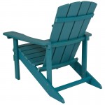 Charlestown All-Weather Adirondack Chair in Sea Foam Faux Wood