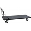 Folding Table Dolly with Carpeted Platform for Rectangular Tables