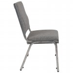 1500 lb. Rated Gray Antimicrobial Fabric Bariatric Medical Reception Chair