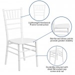 White Wood Chiavari Chair