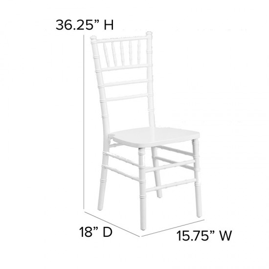 White Wood Chiavari Chair