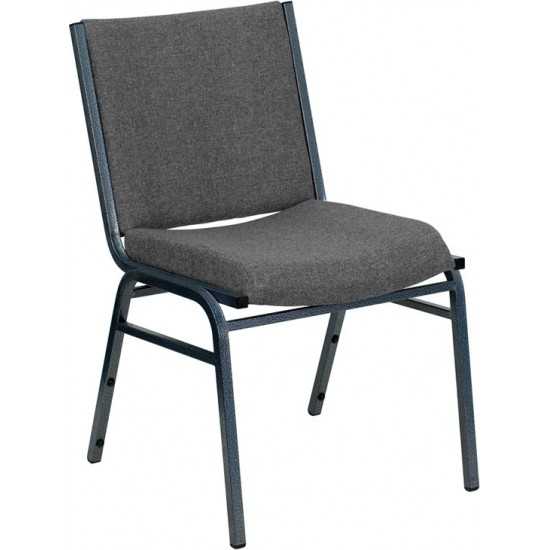 Heavy Duty Gray Fabric Stack Chair