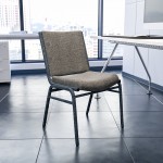 Heavy Duty Gray Fabric Stack Chair