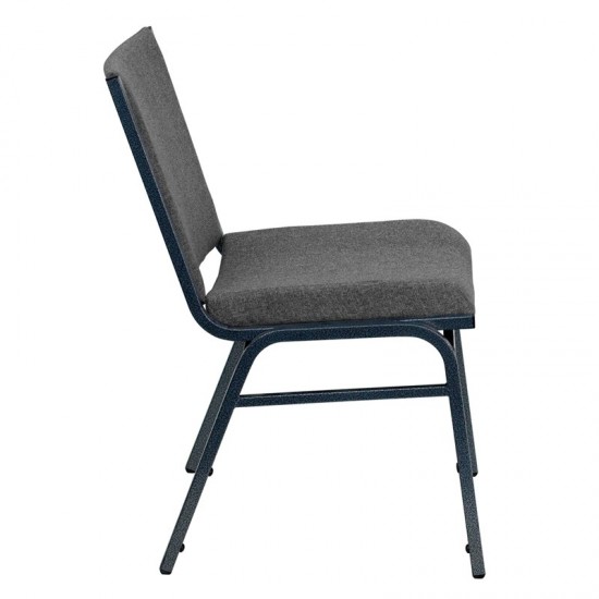 Heavy Duty Gray Fabric Stack Chair