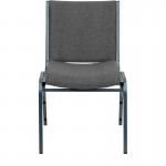 Heavy Duty Gray Fabric Stack Chair