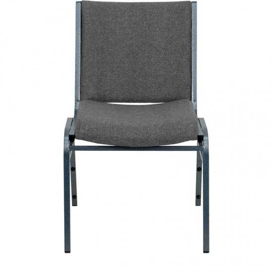 Heavy Duty Gray Fabric Stack Chair