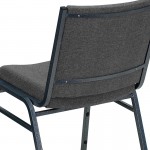 Heavy Duty Gray Fabric Stack Chair