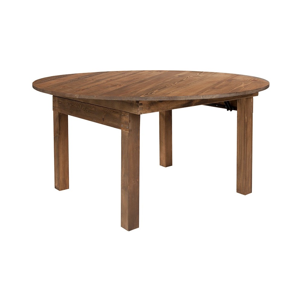 Round Dining Table | Farm Inspired, Rustic & Antique Pine Dining Room Table