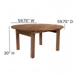 Round Dining Table | Farm Inspired, Rustic & Antique Pine Dining Room Table