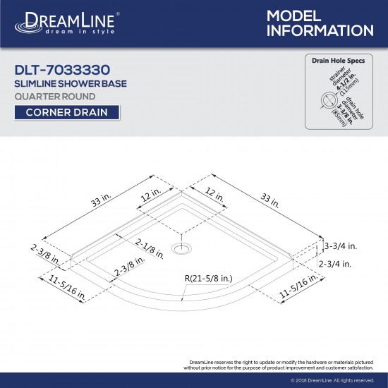 Prime 33 in. x 74 3/4 in. Semi-Frameless Frosted Glass Sliding Shower Enclosure in Brushed Nickel with White Base Kit