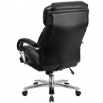 Big & Tall Office Chair | Black LeatherSoft Swivel Executive Desk Chair with Wheels