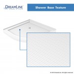 Prime 38 in. x 74 3/4 in. Semi-Frameless Frosted Glass Sliding Shower Enclosure in Satin Black with White Base Kit