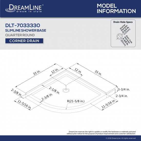 Prime 33 in. x 74 3/4 in. Semi-Frameless Clear Glass Sliding Shower Enclosure in Oil Rubbed Bronze with Black Base Kit