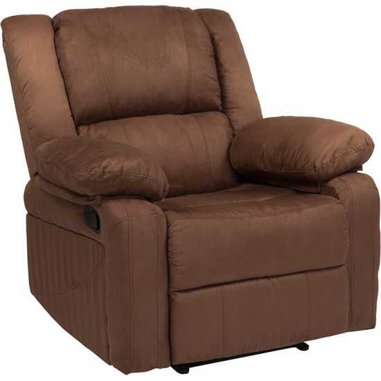 Harmony Series Chocolate Brown Microfiber Recliner