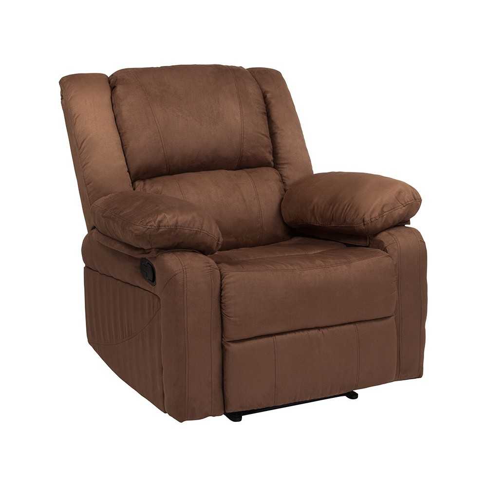 Harmony Series Chocolate Brown Microfiber Recliner