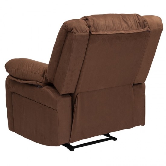 Harmony Series Chocolate Brown Microfiber Recliner