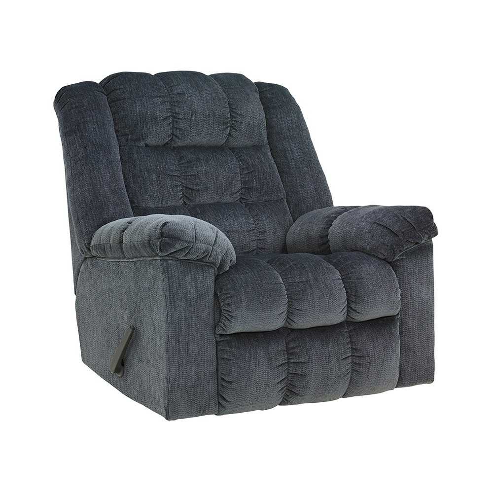 Signature Design by Ashley Ludden Rocker Recliner in Blue Twill Signature Design by Ashley Ludden Rocker Recliner in Blue Twill