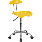 Swivel Task Chair | Adjustable Swivel Chair for Desk and Office with Tractor Seat