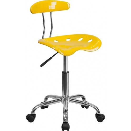 Swivel Task Chair | Adjustable Swivel Chair for Desk and Office with Tractor Seat