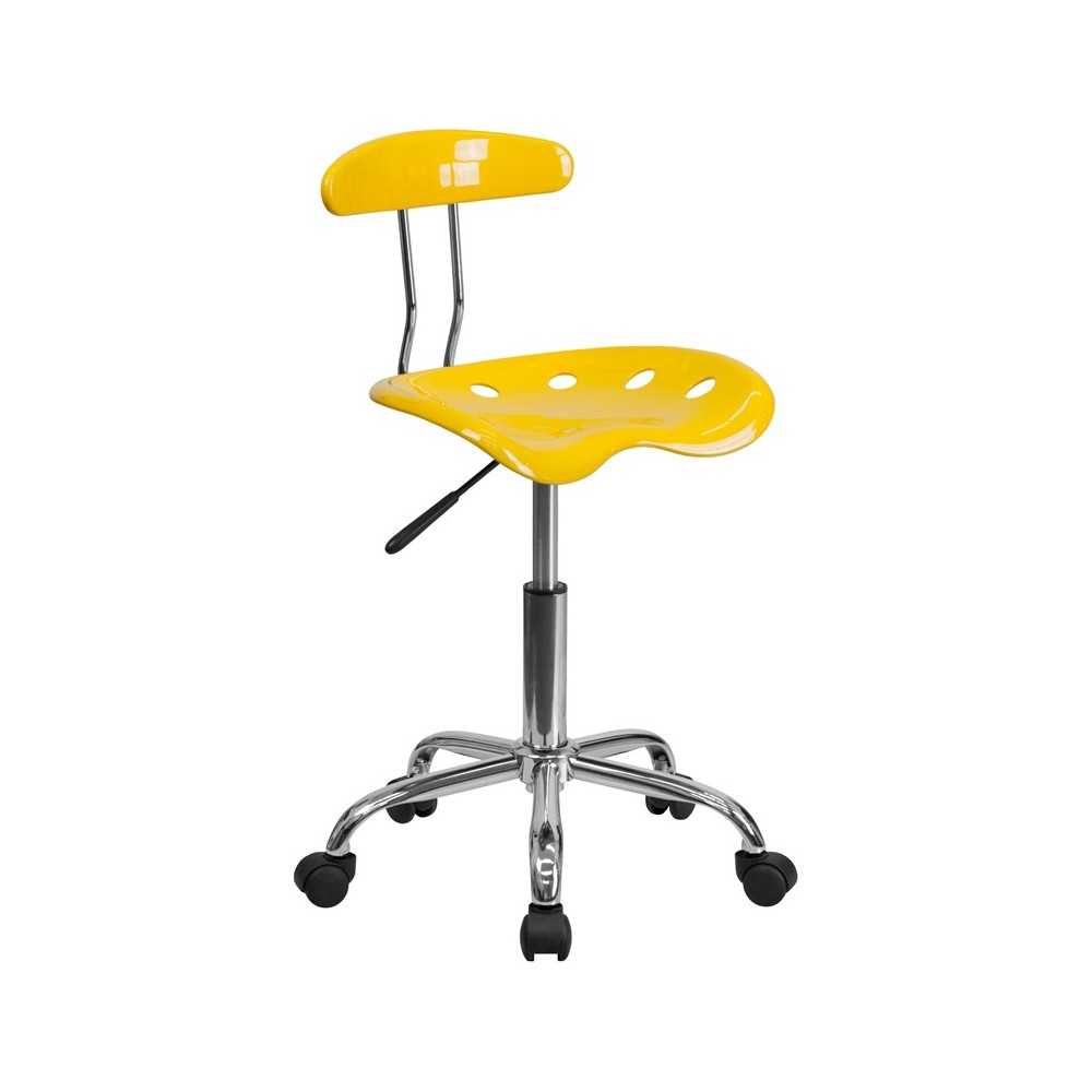 Swivel Task Chair | Adjustable Swivel Chair for Desk and Office with Tractor Seat