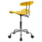 Swivel Task Chair | Adjustable Swivel Chair for Desk and Office with Tractor Seat