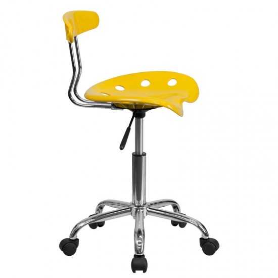 Swivel Task Chair | Adjustable Swivel Chair for Desk and Office with Tractor Seat