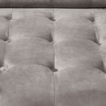 Juniper Tufted Chair in Champagne Grey Velvet by Diamond Sofa