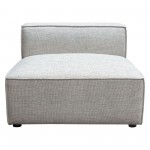 Vice Armless Chair in Barley Fabric by Diamond Sofa
