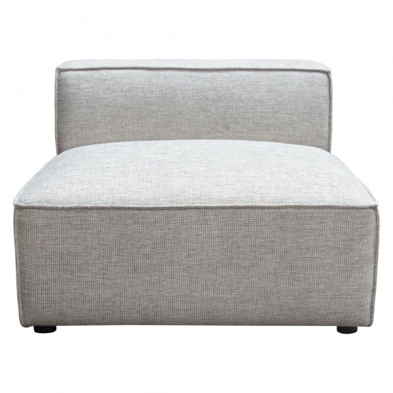 Vice Armless Chair in Barley Fabric by Diamond Sofa