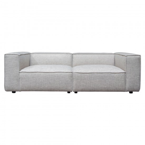 Vice 2PC Modular Sofa in Barley Fabric by Diamond Sofa