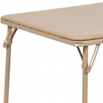 Kids Tan Folding Table