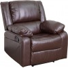 Harmony Series Brown LeatherSoft Recliner