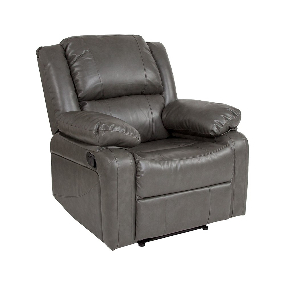 Harmony Series Gray LeatherSoft Recliner