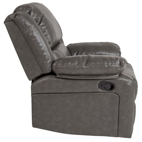 Harmony Series Gray LeatherSoft Recliner