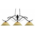 Z-Lite 3 Light Billiard Light