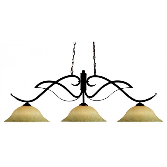 Z-Lite 3 Light Billiard Light