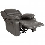 Harmony Series Gray LeatherSoft Recliner