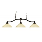 Z-Lite 3 Light Billiard Light
