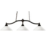 Z-Lite 3 Light Billiard Light