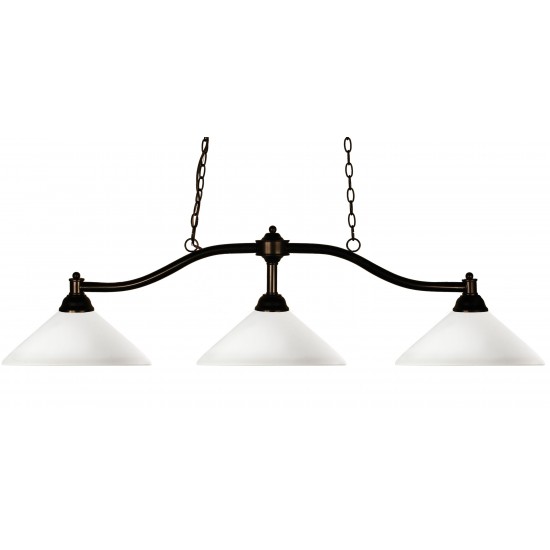 Z-Lite 3 Light Billiard Light