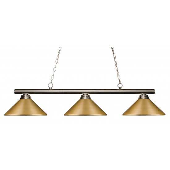 Z-Lite 3 Light Billiard Light