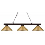 Z-Lite 3 Light Billiard Light