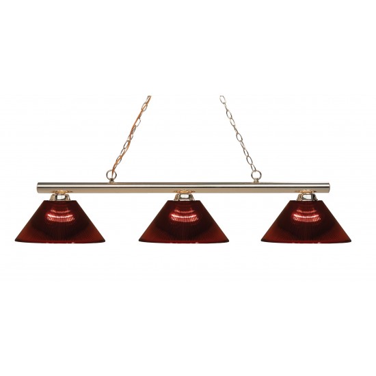 Z-Lite 3 Light Billiard Light
