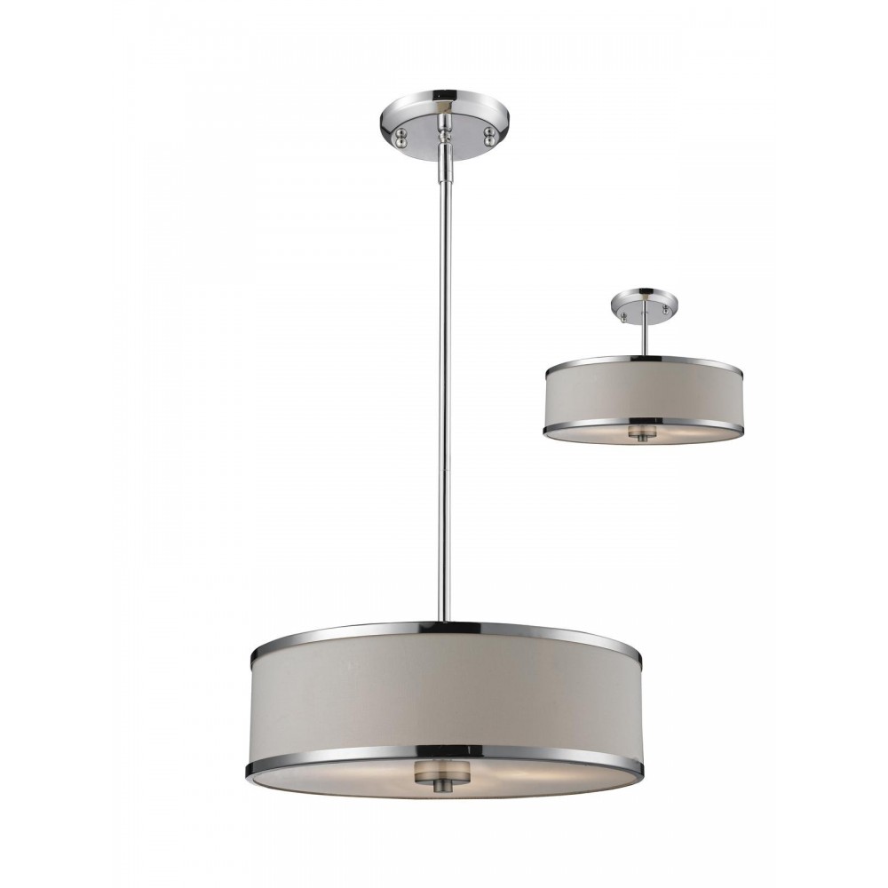 Z-Lite 3 Light Convertible Pendant