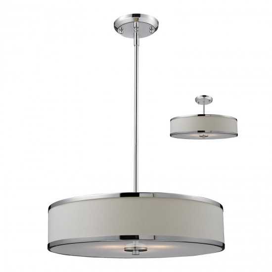 Z-Lite 3 Light Convertible Pendant