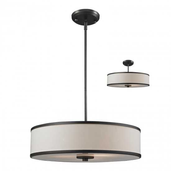 Z-Lite 3 Light Convertible Pendant