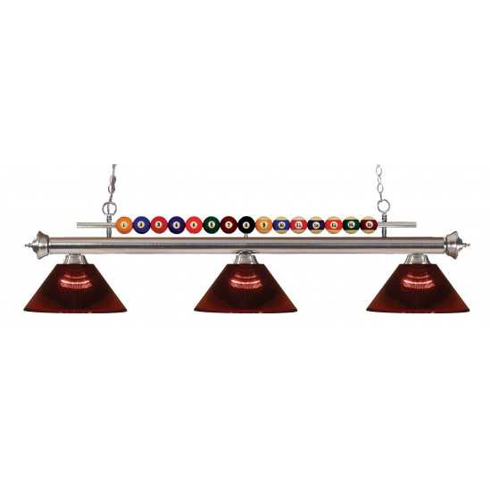 Z-Lite 3 Light Billiard Light